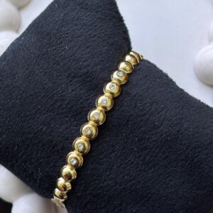 Ivory  Round Diamond Bracelet