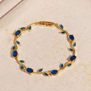 Royal Blue Tulip Bracelet
