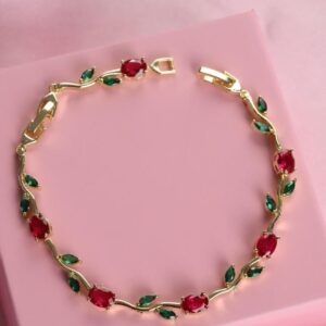 Red  Tulip Fancy Bracelet