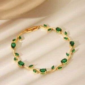 Green Tulip Fancy Bracelet (Baby Size)