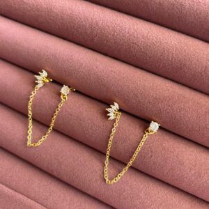 Luna chain studs
