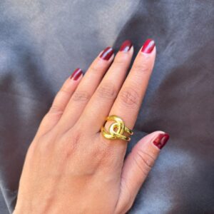 Knot Fancy Chunky Ring