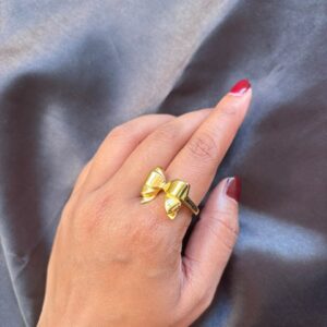 Bow Fancy Chunky Ring
