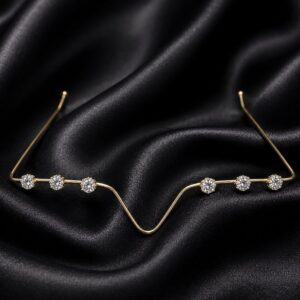 Gold Diamond V-Shaped Facelet
